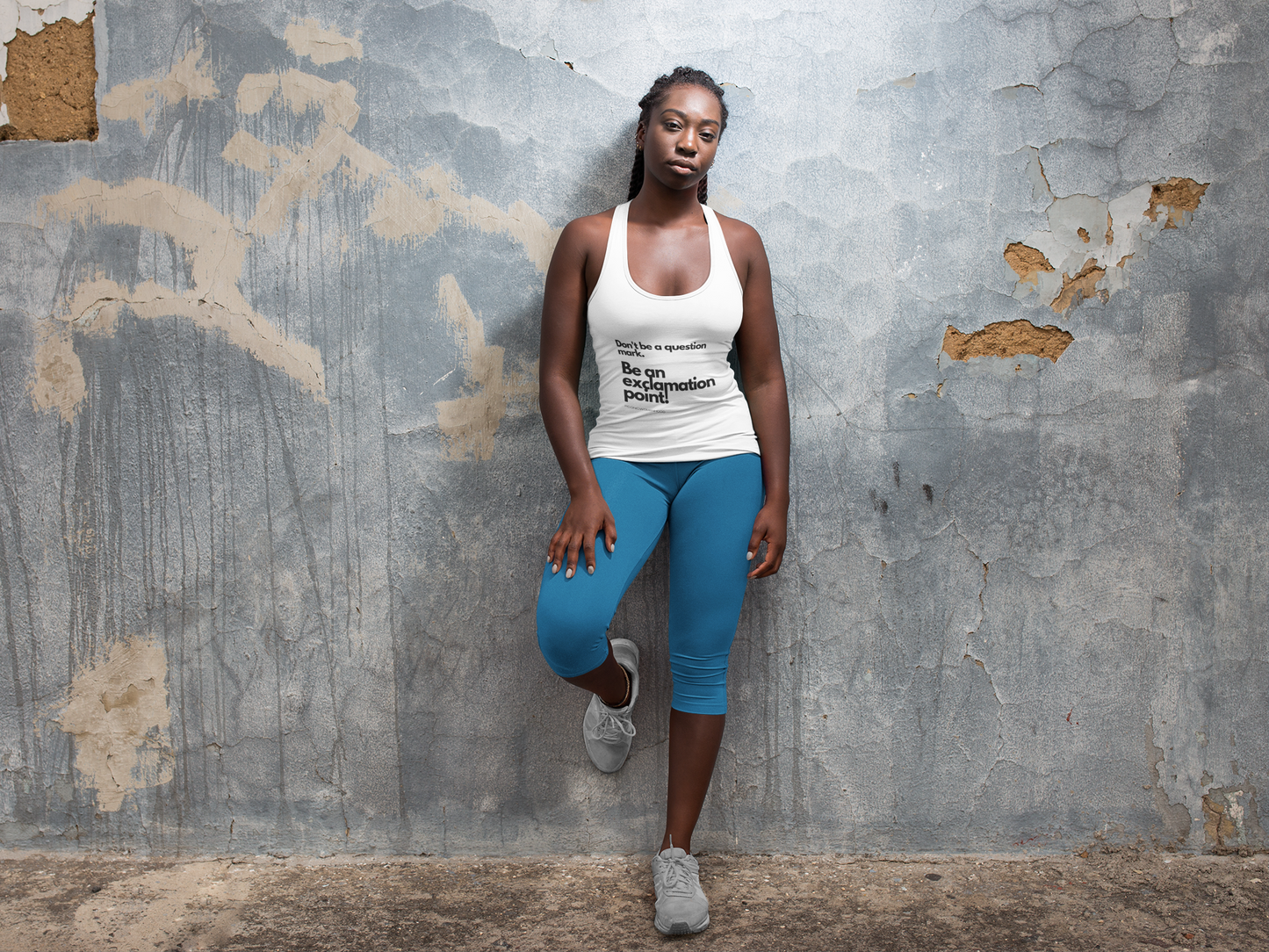 Be an exclamation point! Racerback Tank