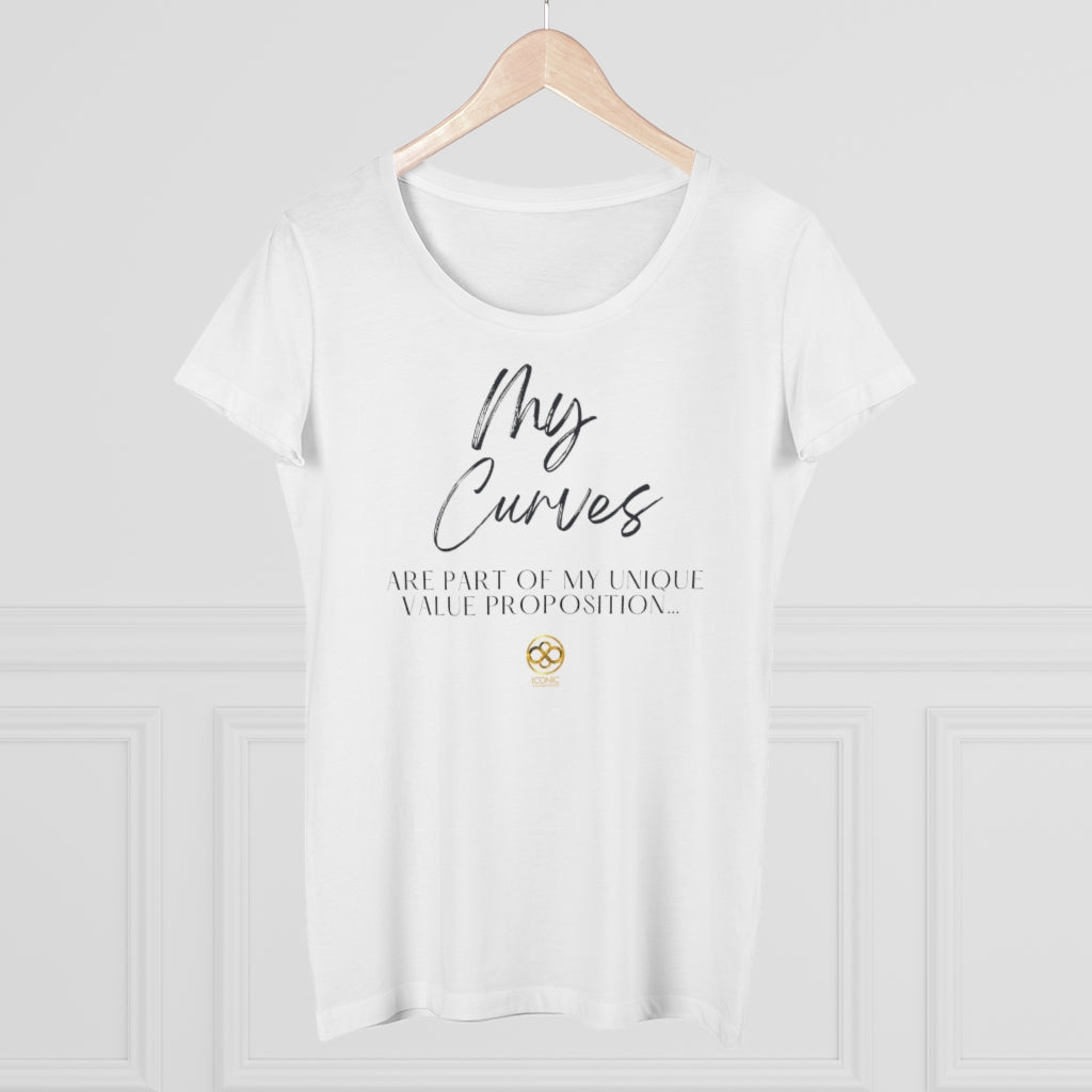 My curves are my UVP! Snug fit Tshirt