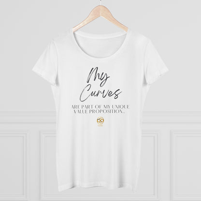 My curves are my UVP! Snug fit Tshirt
